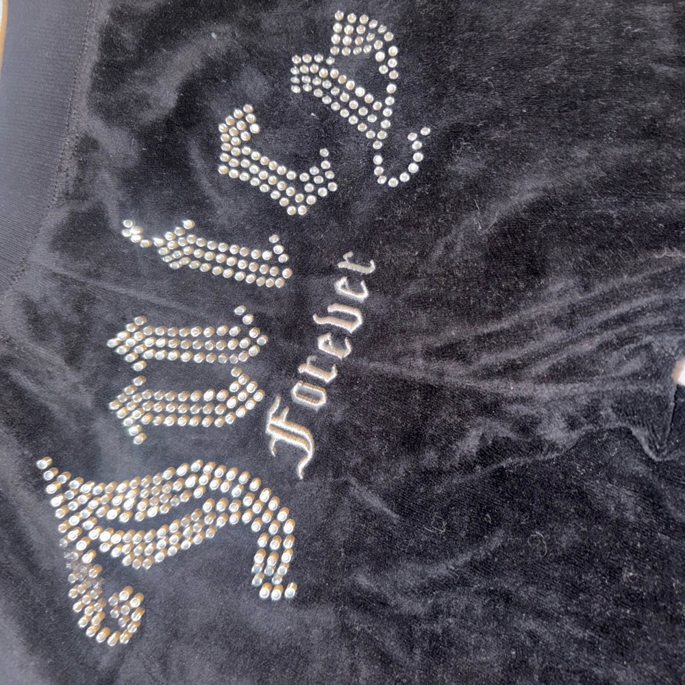 Black Velvet juicy X forever 21 collab joggers